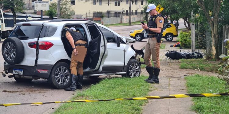 Motorista que se envolveu em acidente que vitimou motoboy em Curitiba é