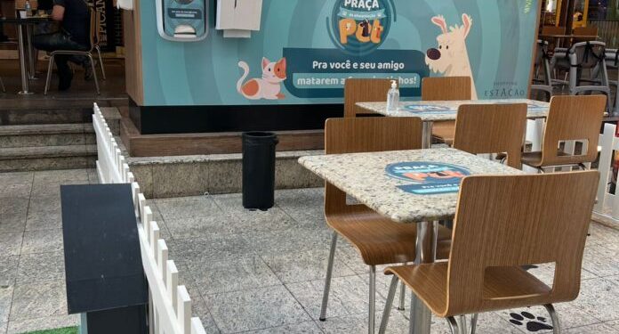 Shopping Estação cria praça de alimentação para público pet
