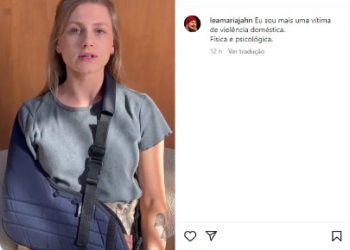 Humorista Lea Maria denuncia marido, Juliano Gaspar, por violência doméstica; Veja o vídeo