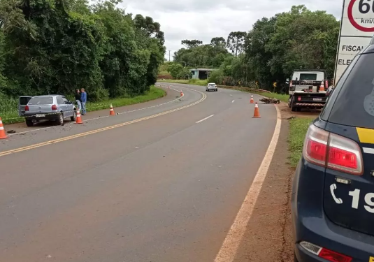 Idoso que já havia sido multado 2 vezes por dirigir sem ser habilitado, morre em acidente na BR-277