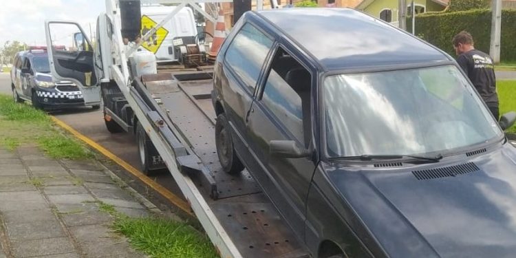 Veículo furtado é recuperado pela Guarda Municipal de São José dos Pinhais