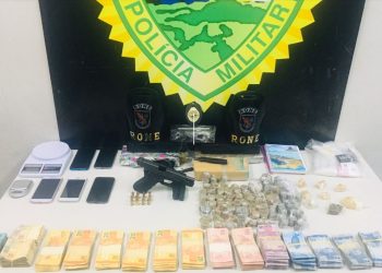 Polícia Militar prende homem com mandado de prisão em aberto por tráfico de drogas