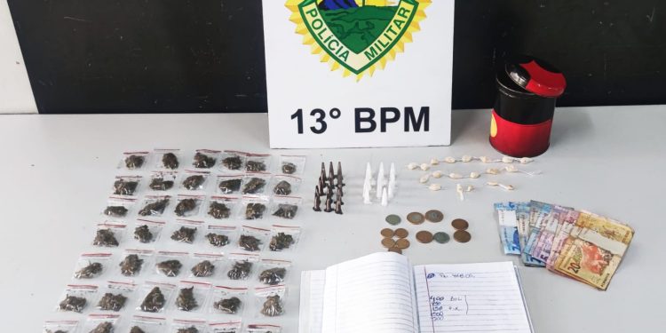 Traficante tenta dar pinote da PM e acaba presa em Curitiba