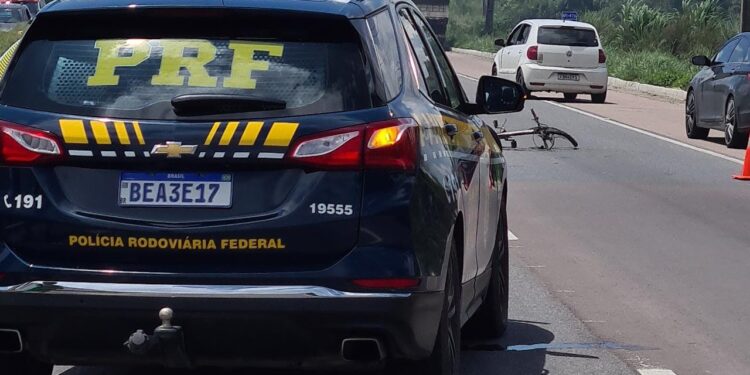 Idoso em bicicleta morre atropelado por carreta na Rodovia do Xisto