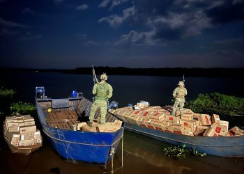 Mais de 30 mil pacotes de cigarros contrabandeados são apreendidos na fronteira