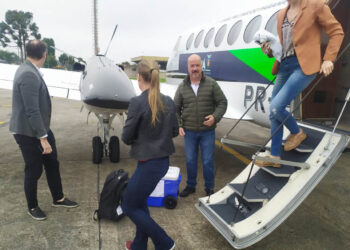 Aeronave do Estado transporta órgão de Santa Catarina e garante realização de transplante