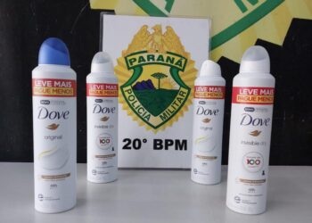 Ladrão é pego furtando desodorantes em mercado de Curitiba