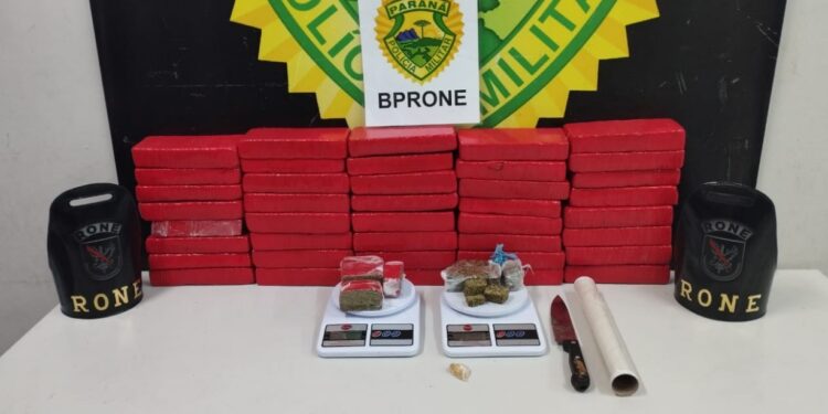 RONE apreende 15 quilos de maconha no Sítio Cercado