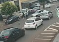 Motorista de carro provoca acidente e motoboy morre, câmera registrou o acidente