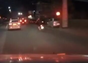Indivíduo em fuga da ROTAM colide em viatura do BOPE e acaba detido na RMC, veja o vídeo