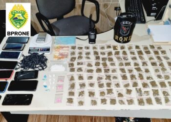RONE detém trio e apreende cocaína, crack, ecstasy e maconha