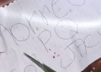 Suspeito de estuprar a enteada é encontrado morto com bilhete: “Morreu pq foi Jack”