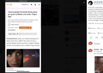 Avião que levava cantora gospel pegou fogo? Houve acidente? Mídias exageram após relato de brasileira