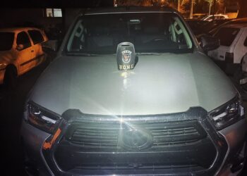 RONE recupera caminhonete roubada e prende criminosos no Xaxim