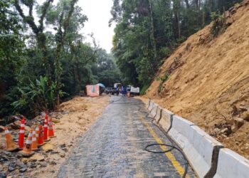 DER/PR libera Estrada da Graciosa após remoção de material e reforço de segurança