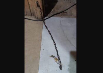 Guarda Municipal detém homem que mantinha filha de 14 anos acorrentada para ela não namorar