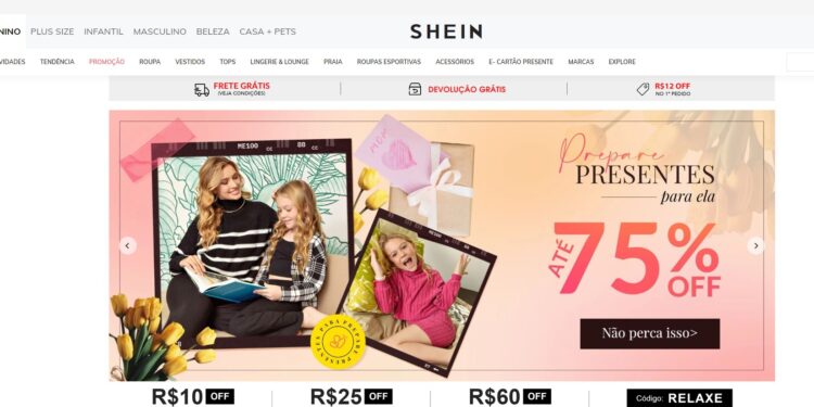 Shein diz que publi divulgada por influencers brasileiros é golpe