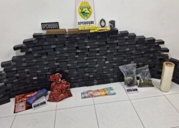 CHOQUE apreende mais de 100 quilos de maconha em São José dos Pinhais
