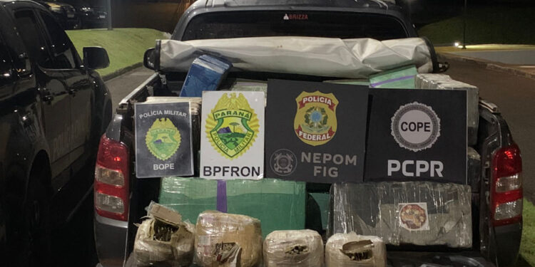 Apreensão de droga e munições no Paraná gera R$ 1 milhão de prejuízo aos criminosos