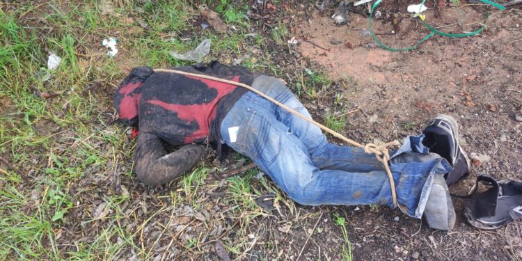 População aciona guardas municipais após confundir manequim com corpo humano em Fazenda Rio Grande