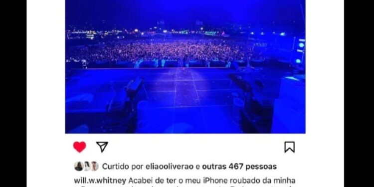 Revoltado por ter celular roubado no Brasil, baterista da cantora Lana Del Rey faz postagem ofendendo brasileiros