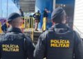 Alunos da Polícia Militar detém indivíduo com drogas na CEASA
