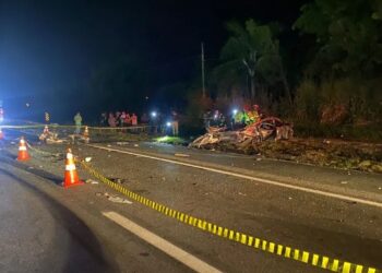 Acidente resulta na morte de cinco pessoas após colisão entre caminhão e carro de passeio