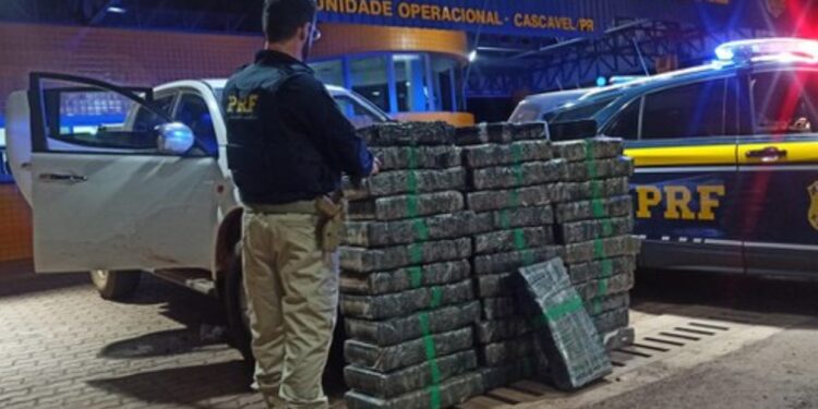 PRF intensifica fiscalização e apreende mais drogas e armas em 2023 no Paraná