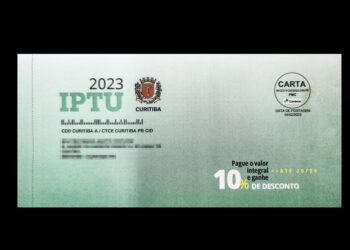 Segunda parcela do IPTU 2023 vence no próximo sábado