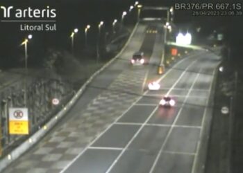 Área de escape novamente salva dezenas de vidas na BR-376; Veja o vídeo