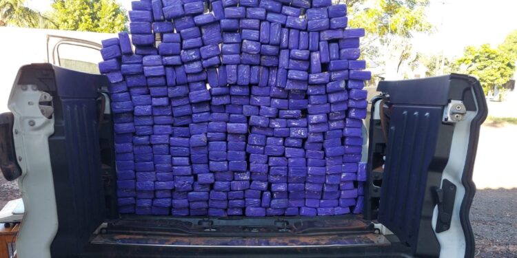 Polícia Militar apreende 186 quilos de drogas em veículo na PR-480