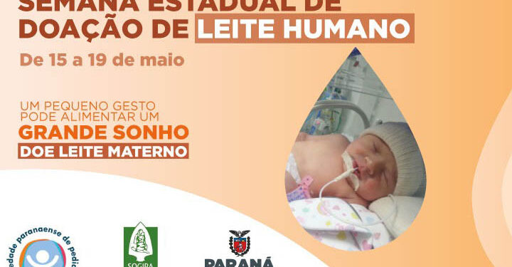 Na semana estadual de doação de leite humano, Estado busca ampliar número de doadoras