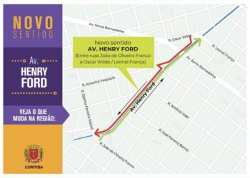 Avenida Henry Ford terá mudança de sentido nesta segunda-feira