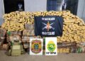 PF apreende mais de 800 kg de maconha em ação conjunta no Paraná
