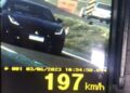 PRF flagra carro a 197 km/h na BR-376 em São José dos Pinhais