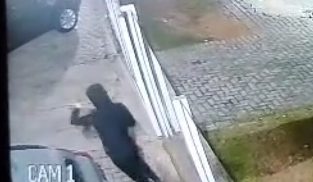 Câmera de segurança flagra indivíduo incendiando veículos em concessionária de Curitiba