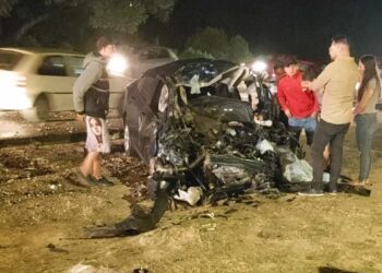Motorista morre em colisão frontal entre carro e caminhão no Contorno Norte