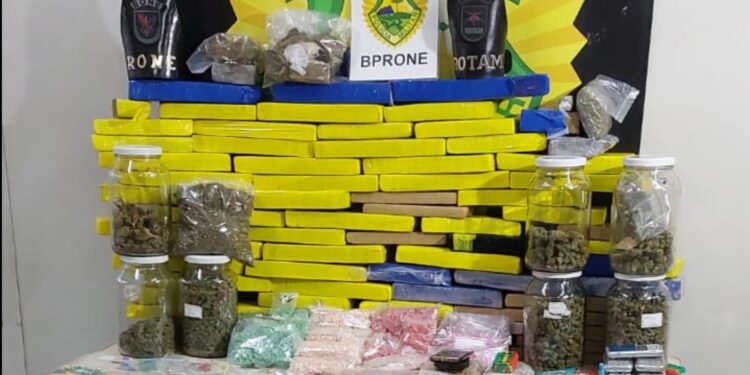 RONE realiza grande apreensão de drogas em Curitiba