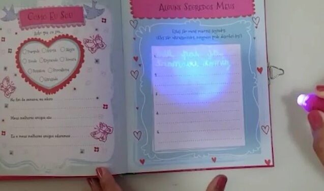 Revelação chocante: Menina de 9 anos denuncia abuso sexual do pai em diário com tinta invisível