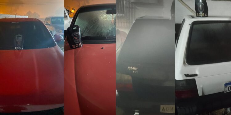 RONE recupera quatro veículos roubados e detém criminoso na RMC