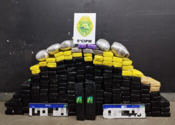 Polícia Militar apreende mais de 190 quilos de drogas