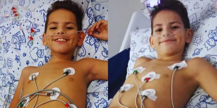 Menino de 10 anos internado em Curitiba precisa de coração urgente; família está desesperada e pede ajuda