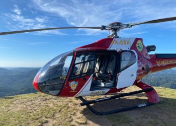 BPMOA realiza resgates aeromédicos em morros da Região Metropolitana de Curitiba