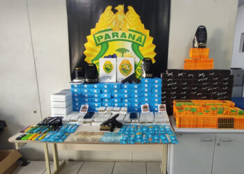 Polícia Militar apreende mais de dois mil produtos com maconha em Curitiba