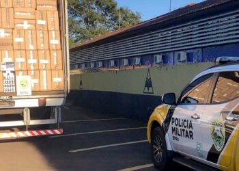 Polícia Militar apreende 40 mil pacotes de cigarro contrabandeados na PR-239