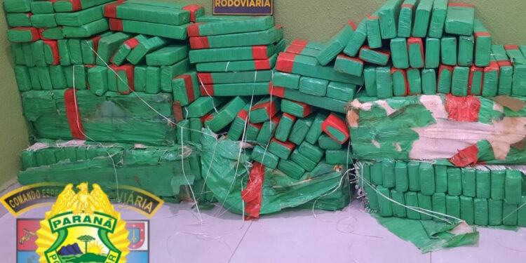 Polícia Militar apreende 190 quilos de maconha em operação