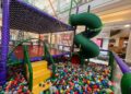 Cama elástica de dois andares é atração de férias do Shopping Curitiba