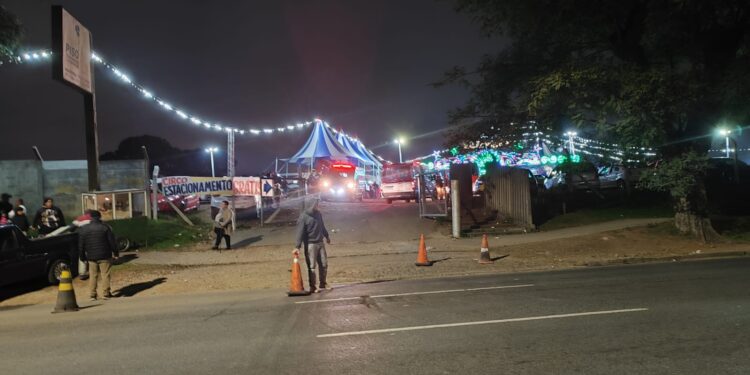 Homem é baleado em circo em Curitiba; autor do crime foi preso