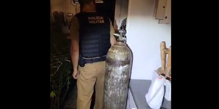 Oficial de Justiça vai cumprir mandado judicial e indivíduo foge; Polícia Militar foi acionada e encontra 5000 pés de maconha, veja o vídeo