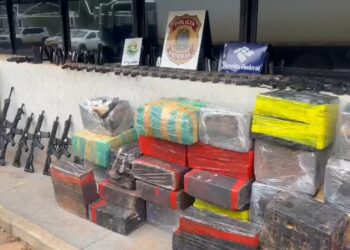 Ação conjunta no Paraná resulta em grande apreensão de drogas e armas que iriam para o Rio de Janeiro